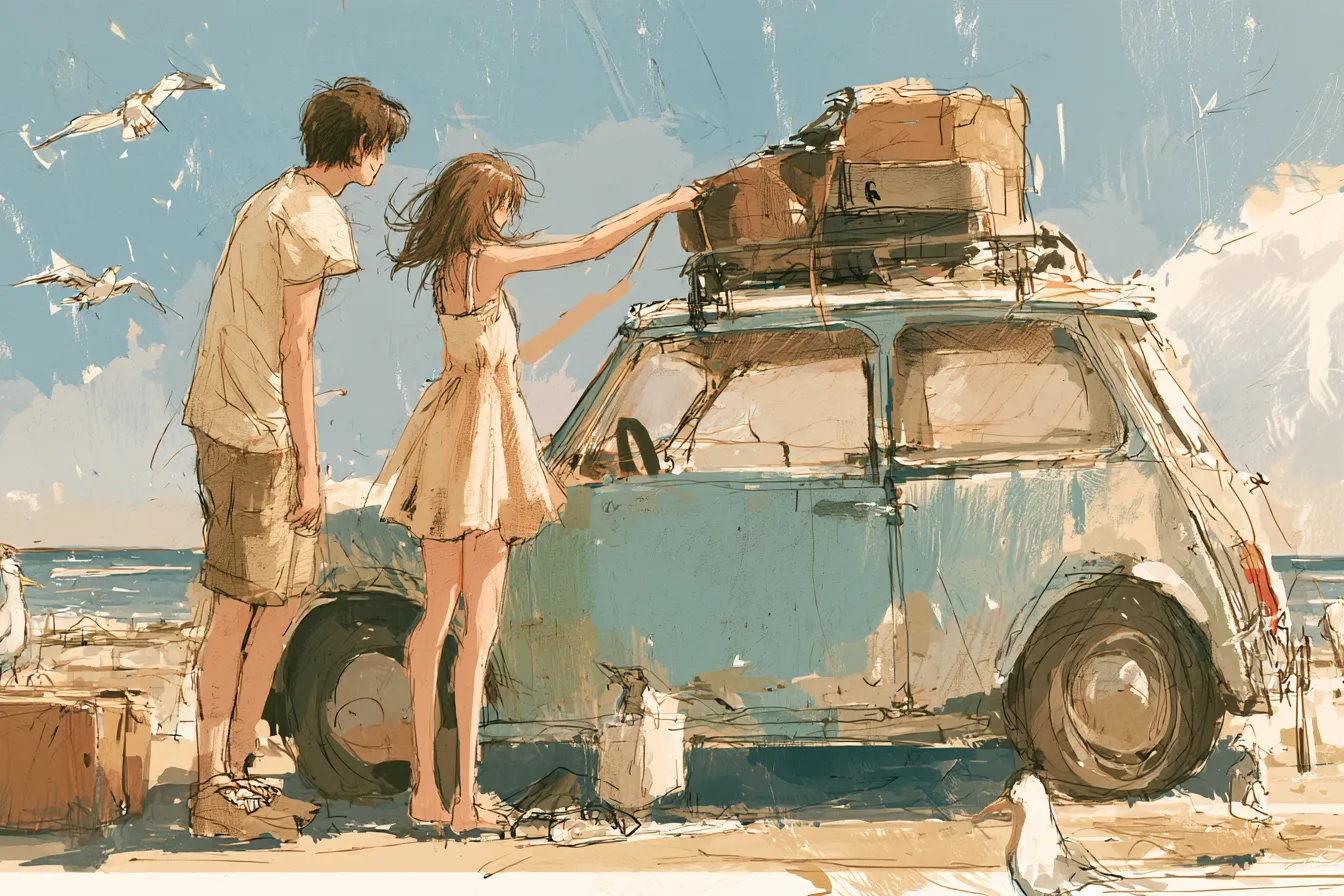 Vacation Loans through Rely Credit — illustrated scene